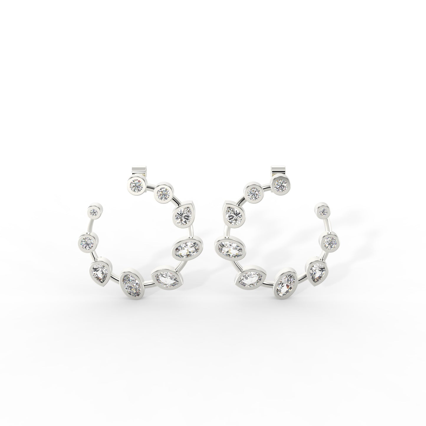 Celeste hoop statement Earrings