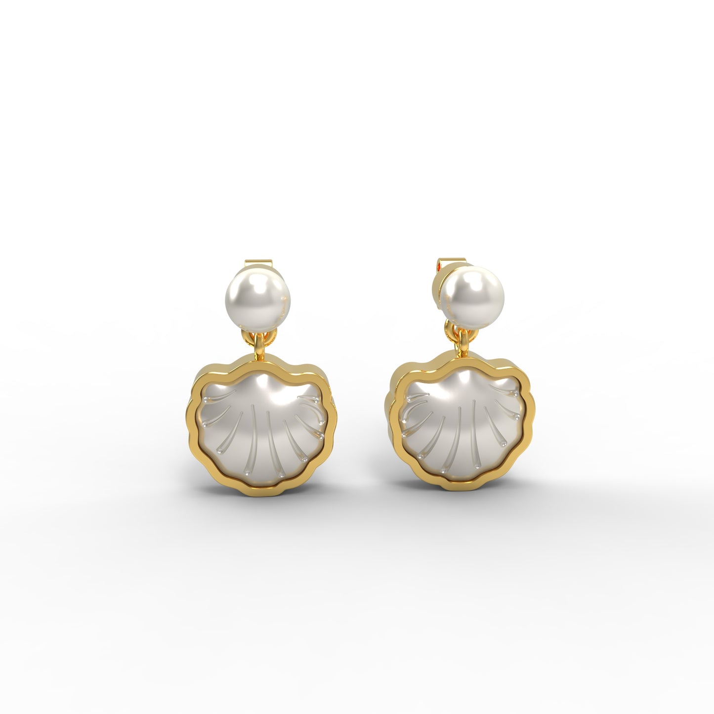 Pearl & Shell Earrings